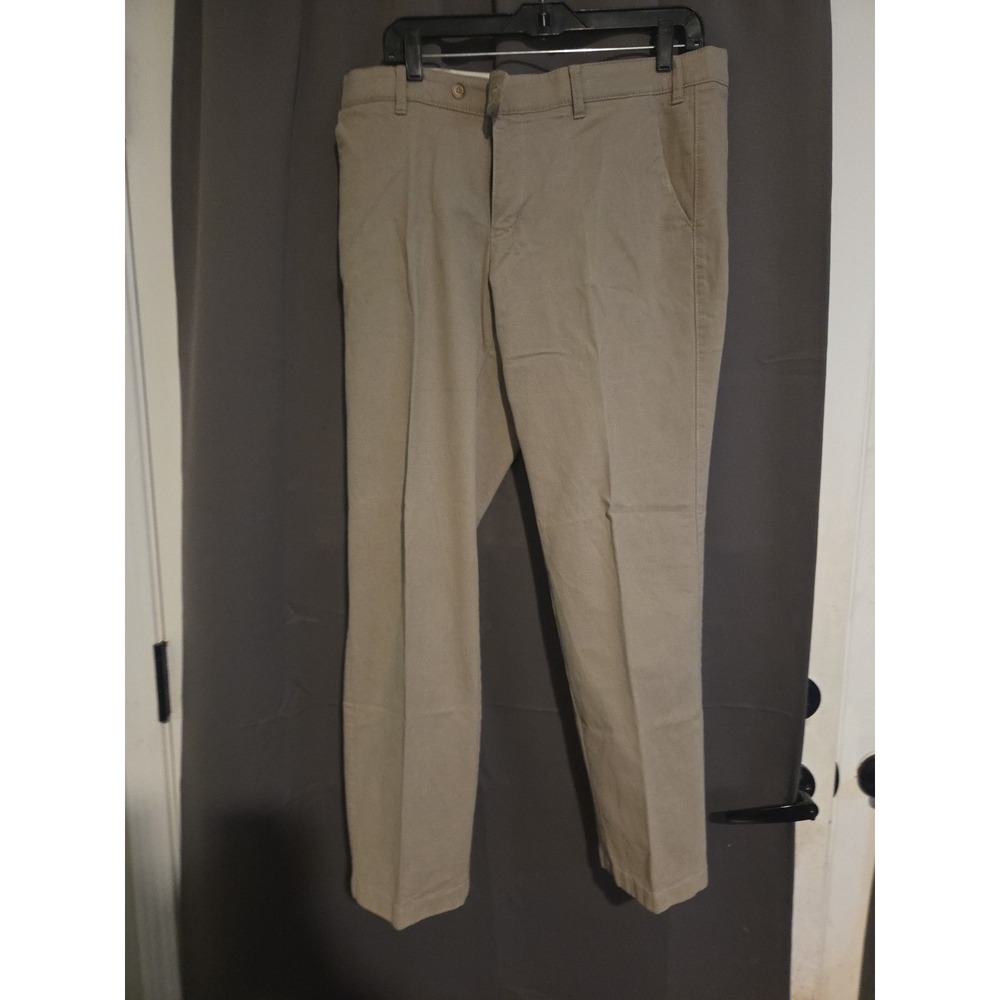 Elastoflex by Canada Regular Fit Khaki Chino Pants, Mens 32x26 Stretch Waistband